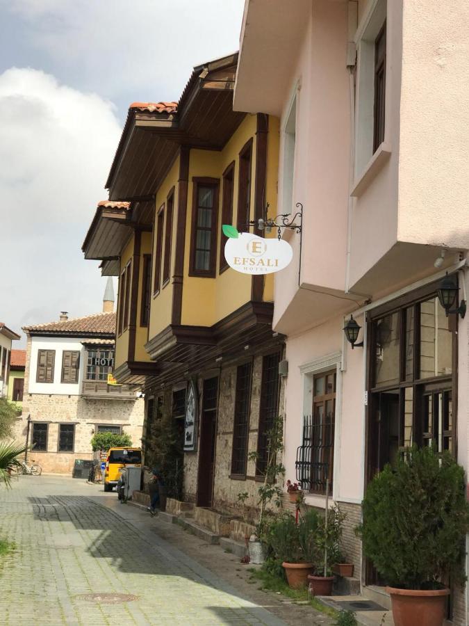 Efsali Hotel Kaleici Antalya Bagian luar foto